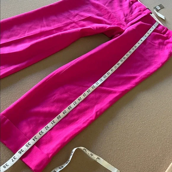 J.Crew NWT Rhodes Italian Wool Pink Trousers- Size 10 - Picture 9 of 14